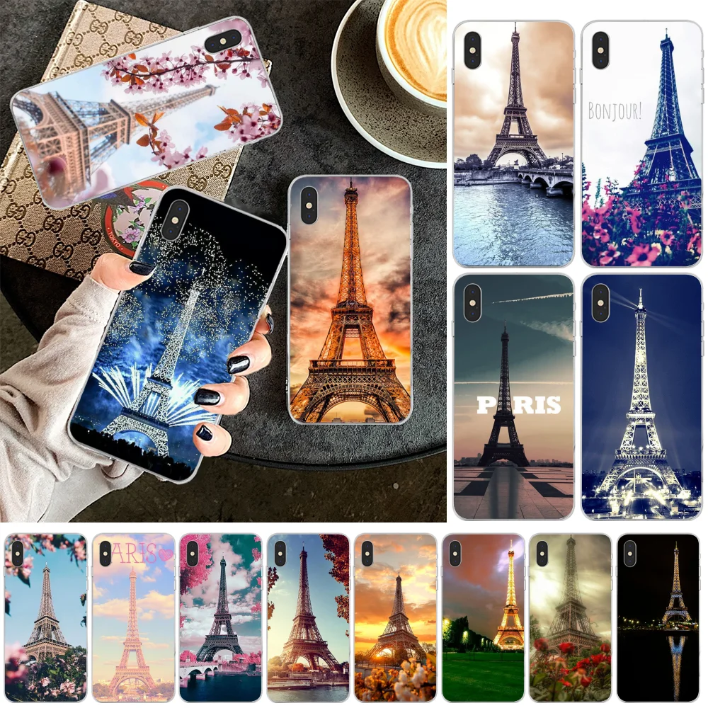 

LJHYDFCNBr The Eiffel Tower paris love pink Phone Case for iPhone 11 pro XS MAX 8 7 6 6S Plus X 5 5S SE XR cover