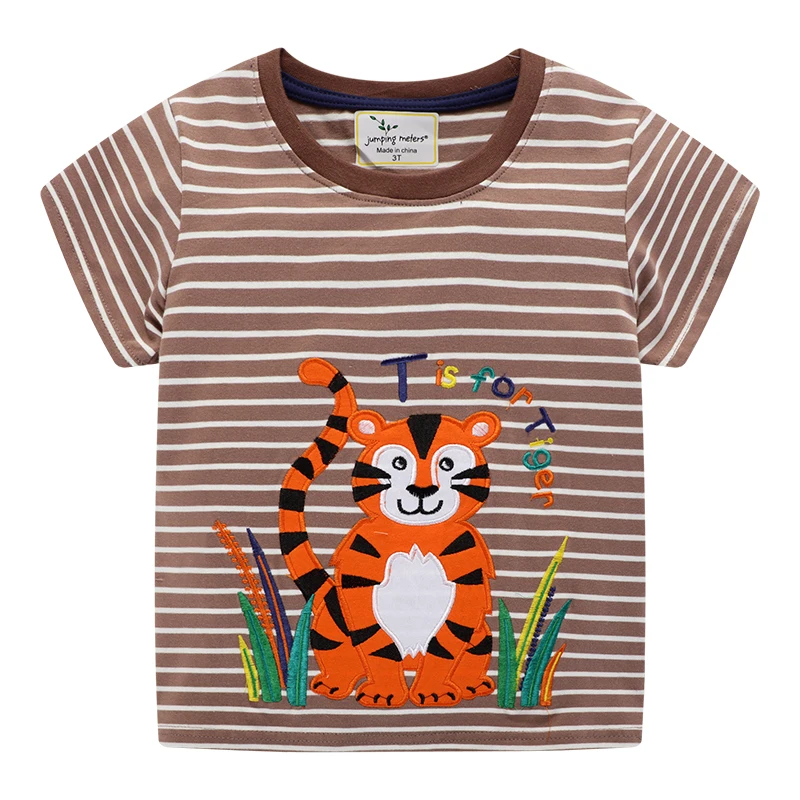 2012 г. Новые Топы для мальчиков, летняя одежда для маленьких мальчиков детские футболки из хлопка футболки с блестками и аппликацией в виде животных, одежда для маленьких мальчиков - Цвет: 85