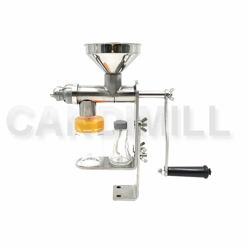 CANDIMILL Household Manual Small Oil Press Stainless Steel Oil Extractor Sesame Peanut Nuts Seeds Oil Presser 3