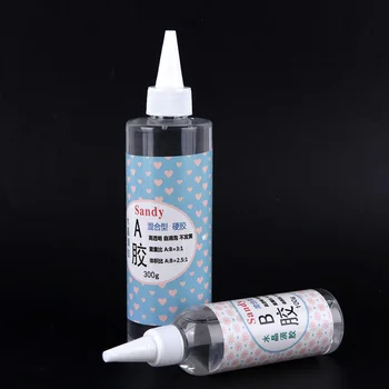 

DIY Resin Epoxy Clear Solvent High Adhesive AB Crystal Glue Mixed Hardener Accessories Tool Jewelry Making