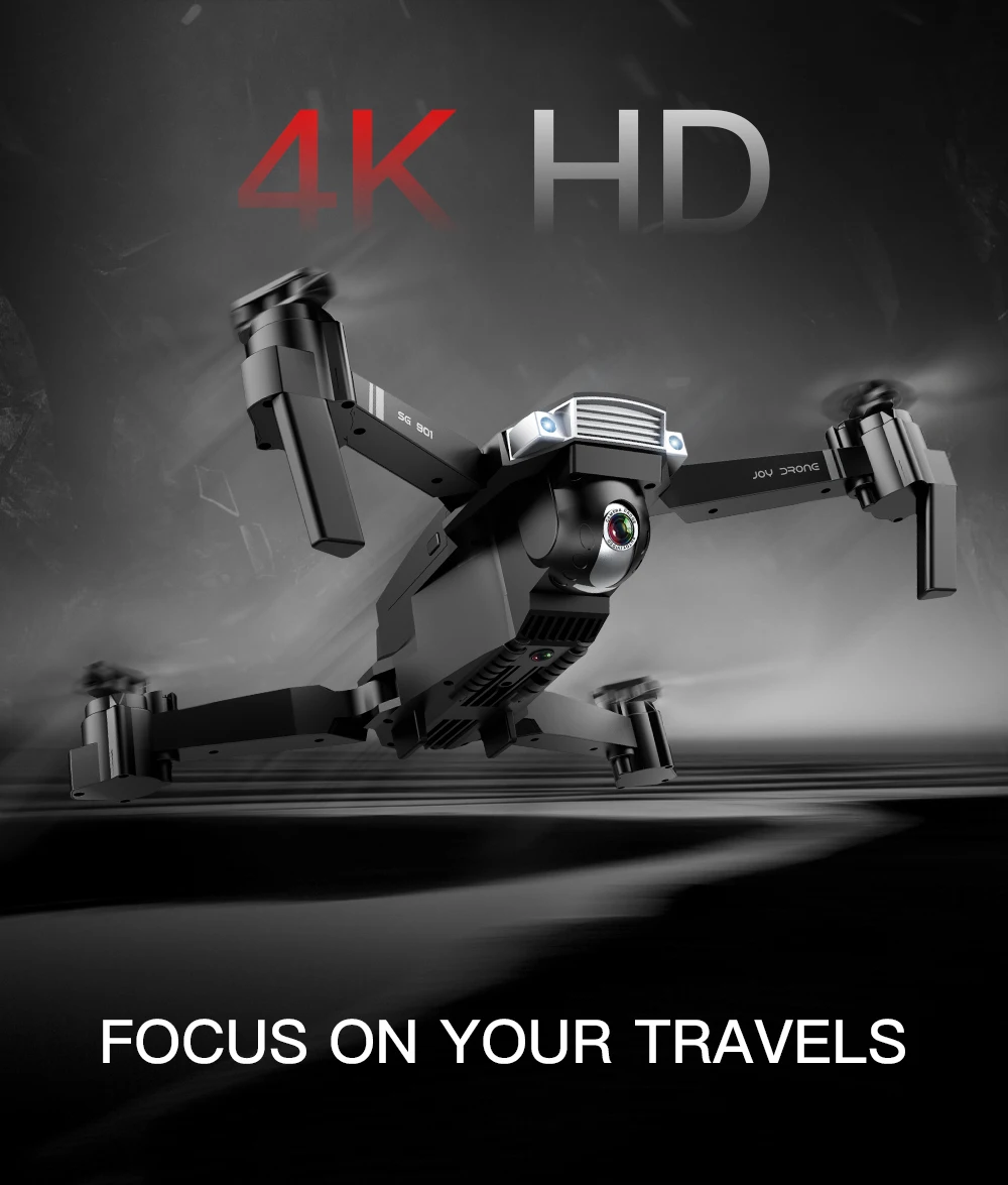 SG901 Drone Camera 4K HD Helicopter Altitude Hold WiFi FPV Optical Flow Positioning Dual Camera Selife Dron Folding Quadcopter
