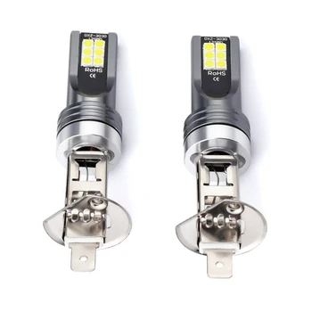 

2Pcs H1 LED Fog Light Headlight Kits 100W 14000LM High Power Bulbs 6000K White Lamps