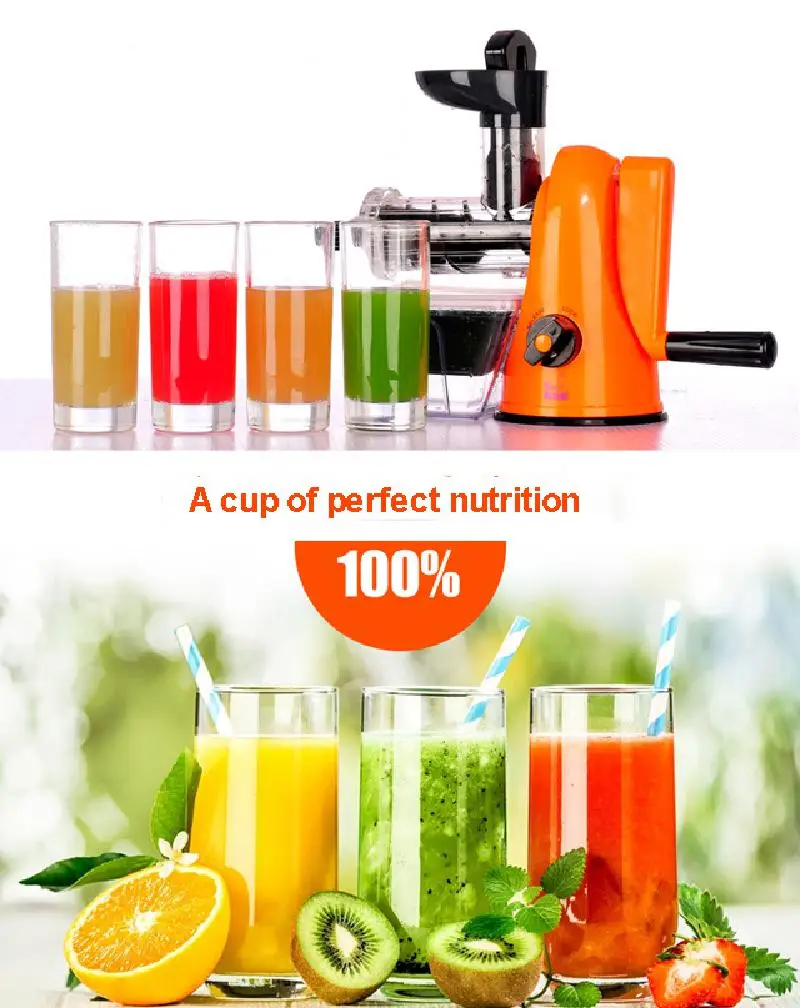  Migecon manual Juicer hand Fruit Juice Machine Cold Press Extractor Squeezer of Kitchen Appliances - 32836125601