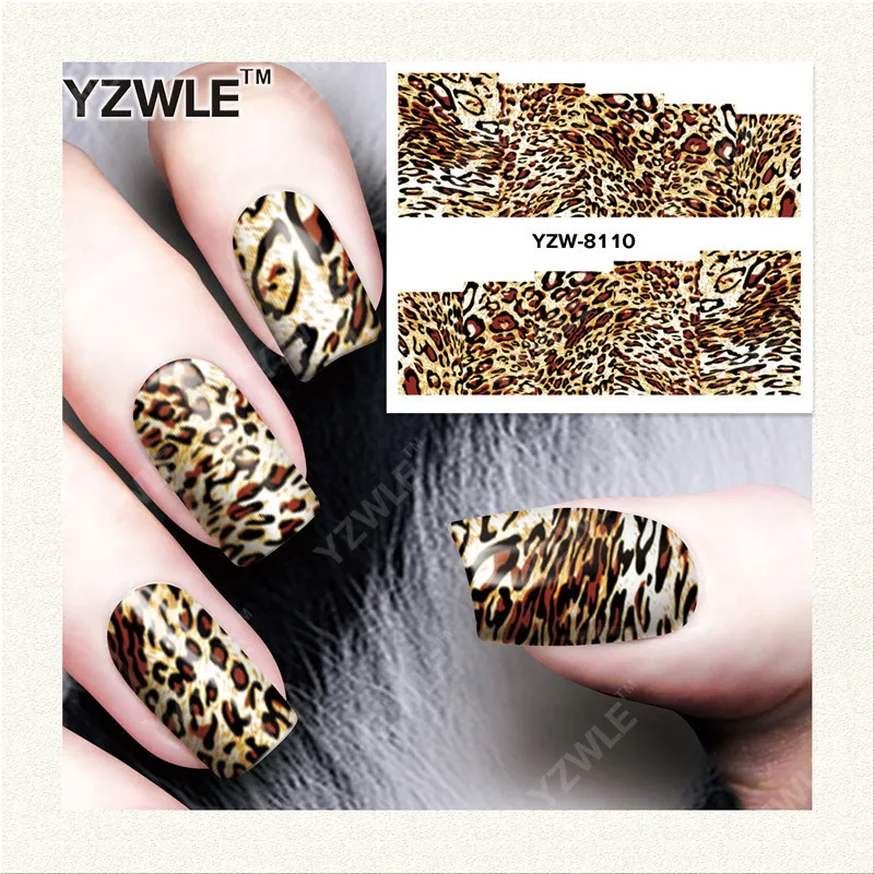 Yzw Южная Корея звезда градиент Мерцающий Порошок сплошной цвет наклейки для ногтей цветы стикер для ногтей YZW8110