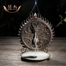 Decoracion Hogar сандалового дерева предметы мебели разворота дым Копченый Ладан ремесел горелки Дракон настенные подвесные детали