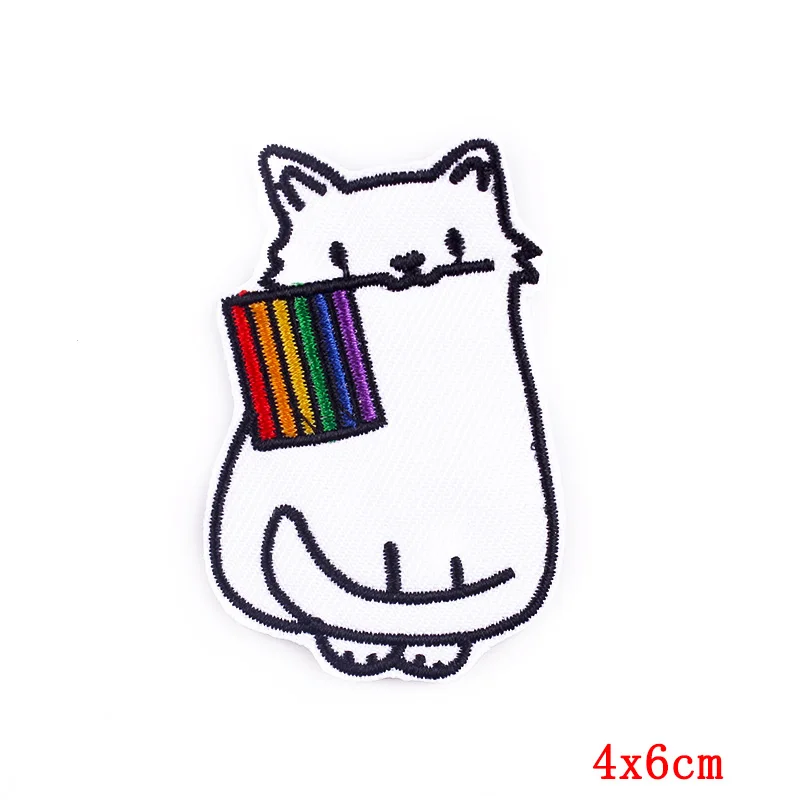 Tier Elefant bestickte Patches für Kleidung Aufkleber Eisen auf Patches auf Kleidung Cartoon Panda Patches für Jacke Applikation – Detail 12