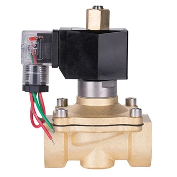 

Brass Normally Open Solenoid Valve DN25 Energized Off Pipe Control Water Valve Valve Electronic Switch 220V