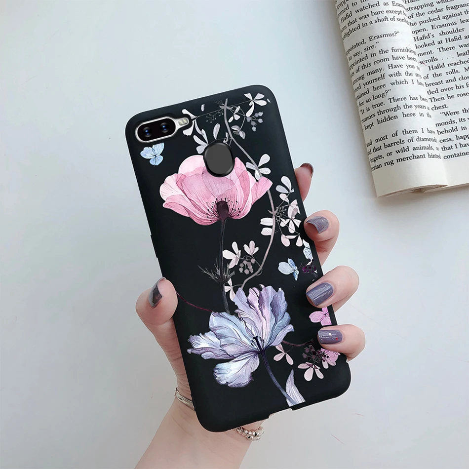 Candy Silicone Cartoon Case For OPPO A5S AX5S A7 2018 AX7 A7N A12 Back Cover Soft Love Heart Phone Cases For OPPO A 12 A 5S Case cases for oppo black