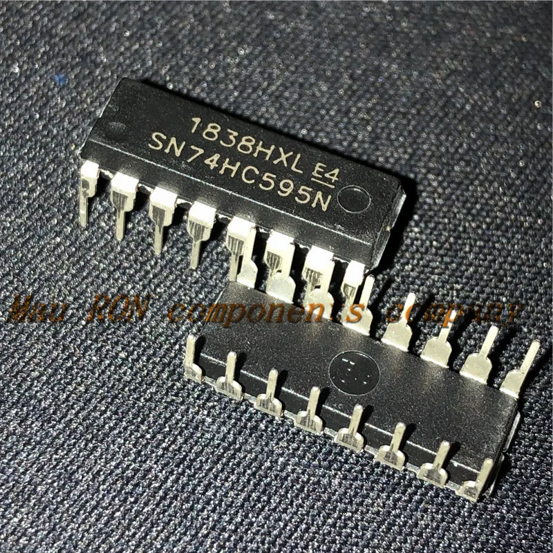 10PCS/LOT SN74HC595N SN74HC595 DIP16 DIP-16 74HC595N 74HC595 New original In Stock | Электронные компоненты и