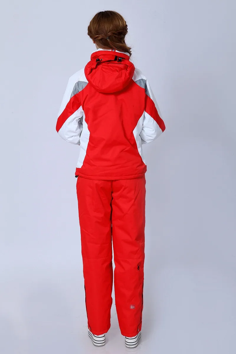 2020 Women Thicken Warm Windproof Winter Skiing Snowboard Set Ski Jacket +Pant Suits Female Ski Wear Waterproof Snow Skiing Suit