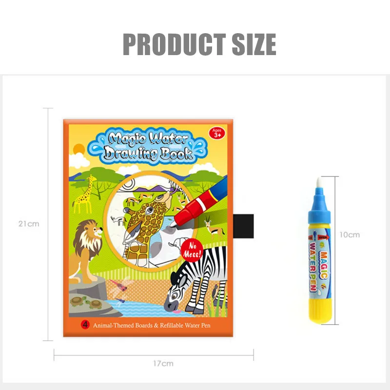 Подарок для детей Обучающие Развивающие игрушки мягкие тканевые водные ручки для рисования Магические рисунки игрушки для детей Для мальчиков и девочек