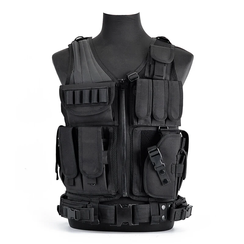 

Tactical Vest Molle Airsoft Vest Tactical Vest Plate Carrier Swat Fishing Hunting Vest Military Police Vest Hunting Accessories