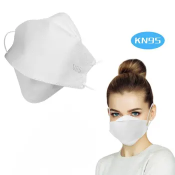 

Disposable Masks Respirator 4-Layer Disposable Particulate Respirator Protection Mask Filters 95%, Non-Woven Respirator Masks