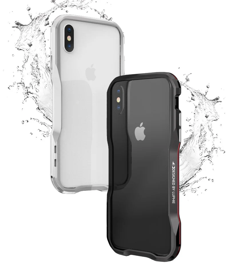 Металлический бампер чехол для телефона iPhone X XS Max XR Алюминиевая Рамка Жесткий 360 защитная задняя крышка для iPhone 7 8 Plus