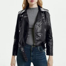 Новое поступление брендовые зимние осенние мотоциклетные кожаные куртки желтая кожаная куртка женское кожаное тонкое пальто куртка из искусственной кожи