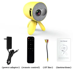 Mini Projector New YG221 LED Home Support 1080P HD YG220 HDMI USB AV TF Portable Media Player Children Gift
