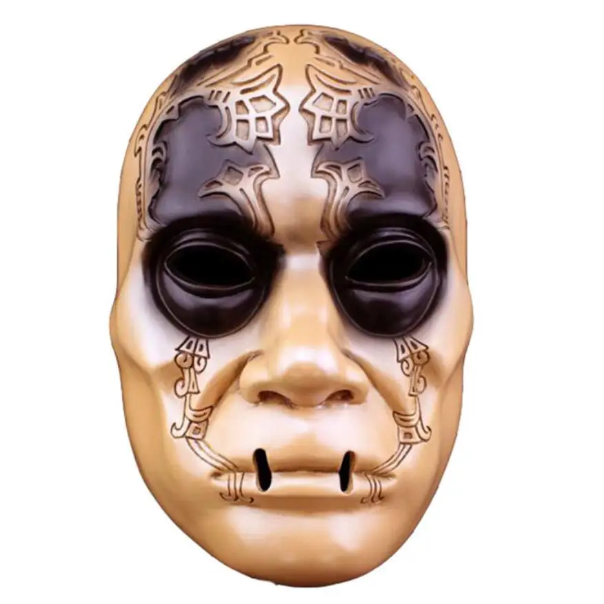 Masquerade Costume Harry Potter DEATH EATER Cosplay propmask Lucius Malefoy résine Masquerade Costume Harry Potter DEATH EATER Cosplay propmask Lucius Malefoy résine