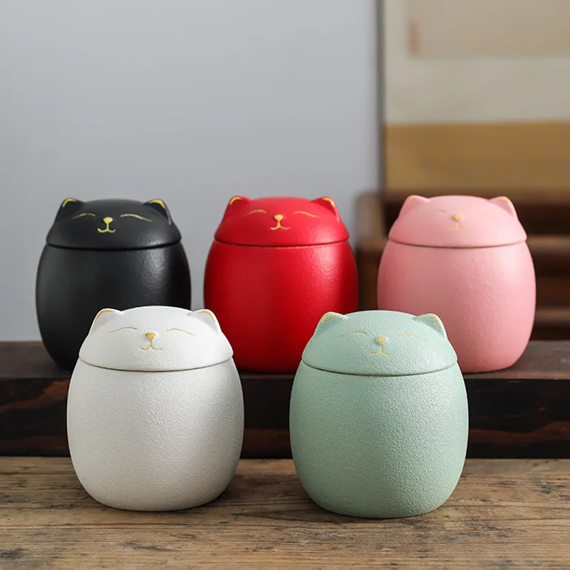 Cremation Urn Urn for Pet Ashes Cat Shape Memorial Cremation Urns Handcrafted Black Decorative Urns for Funeral Cat urn Dog urn