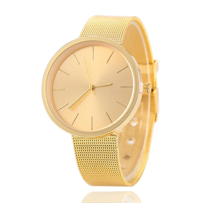 

Cross Border for Watch Fashion Simple Wordless Rome Measuring Alloy Mesh Belt Watch Men And Women Quartz Watch Now