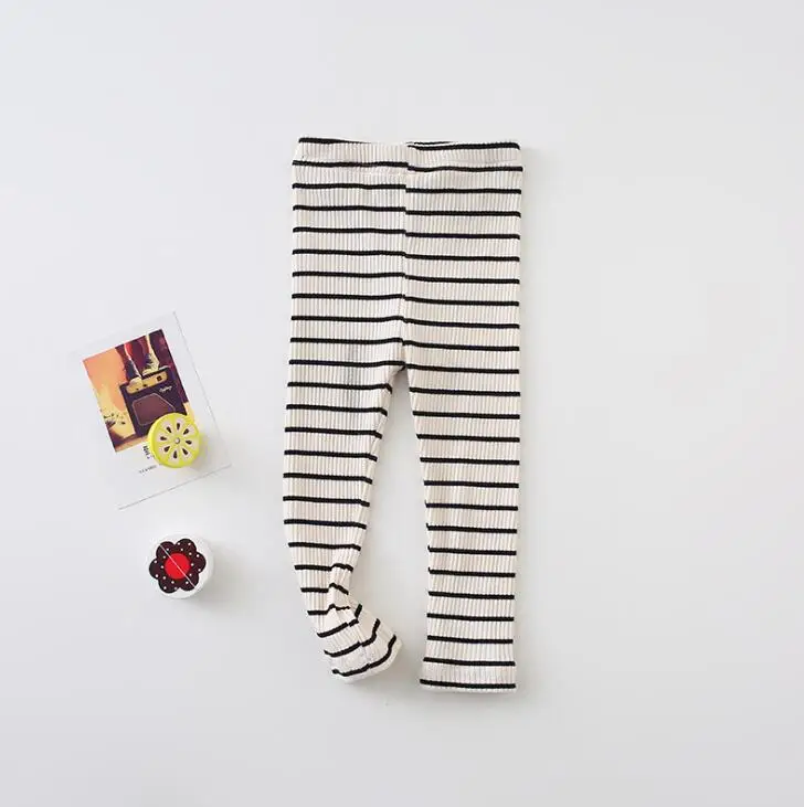 New Stylish Boys Girls Striped Pants Autumn Fashion Kids Leggings 1-7 Years