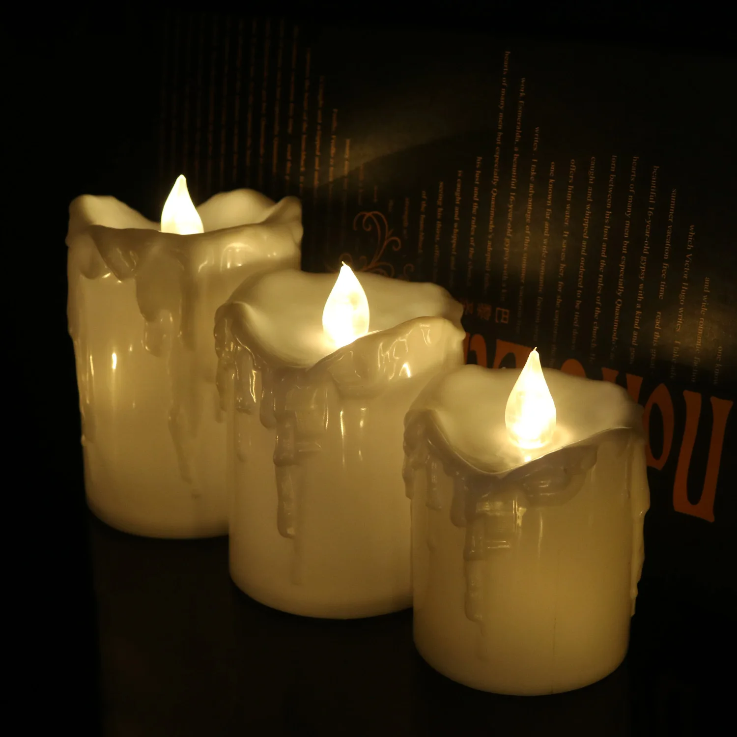 3 шт. СВЕТОДИОДНЫЙ Tealight свеча украшение дома электронные свечи беспламенные бездымные свечи для свадьбы праздник день рождения вечеринка