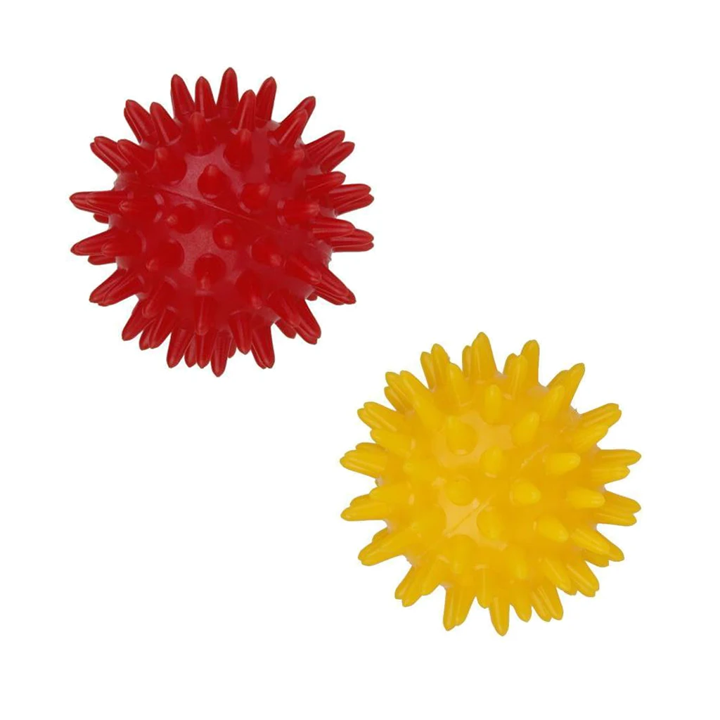 2pcs Reflexology Trigger Point Deep Tissue Massage Balls Massager Tools for Muscle Back Leg Foot Arm Pain Soreness Relief