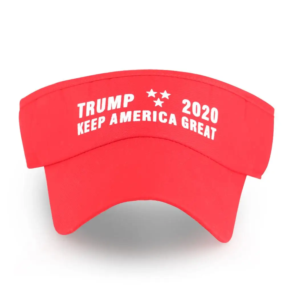 

New Arrival 2020 Trump Hip Hop Baseball Cap Empty Top Visor KEEP AMERICA GREAT Print Letter Women Snapback Trucker Cap Lady