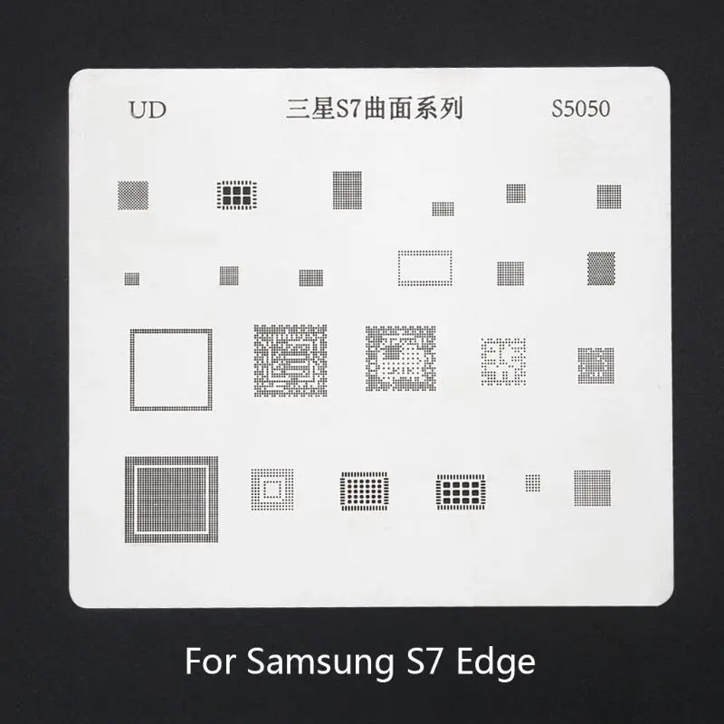 1 шт. IC чип BGA трафарет наборы набор припоя шаблон для samsung S8 Edge/S7/S7 Edge/S6/S6 Edge/S5/S4/S3/A.J/Note6/Note5/No - Цвет: C