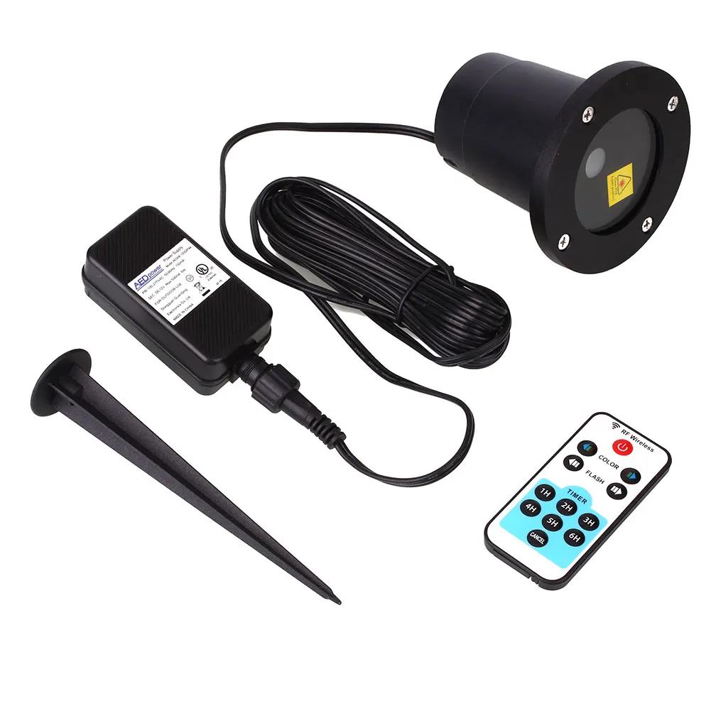 

Xmas LED Garden Laser Spot Remote Controller Christmas Light IP68 Spotlight US