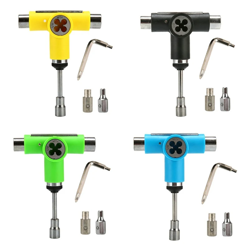 

1pc Skateboard Tools Roller Skate Scooter Adjusting L-type Phillips Head Spanner T-Wrench Longboard Fish Board Repair Tools New