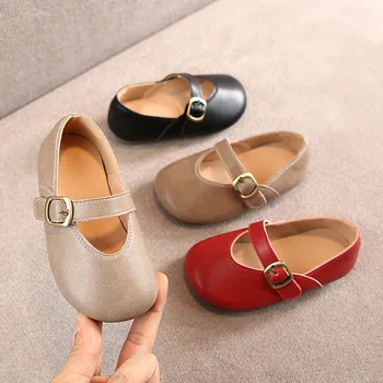

Spring Children's Princess Leather Shoes Soft Sole Non-slip Fashion Shoes Baby Toddler Shoes Baby Shoes Girls
