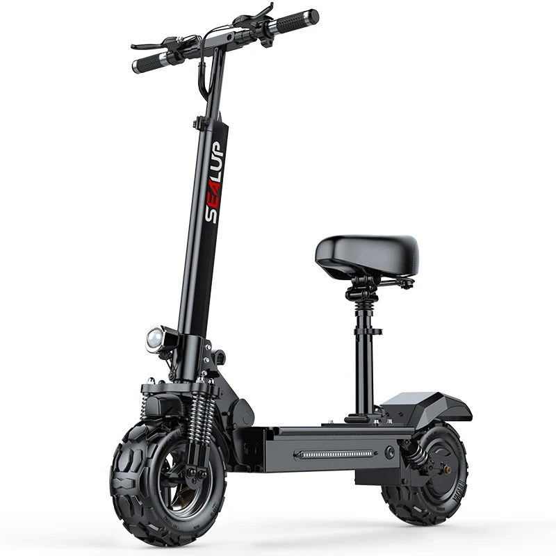 

Sealup Off-Road Vacuum Tire Electric Scooter Two Wheeled Mini Portable Intelligent Vehicle 11 Inch Battery Car