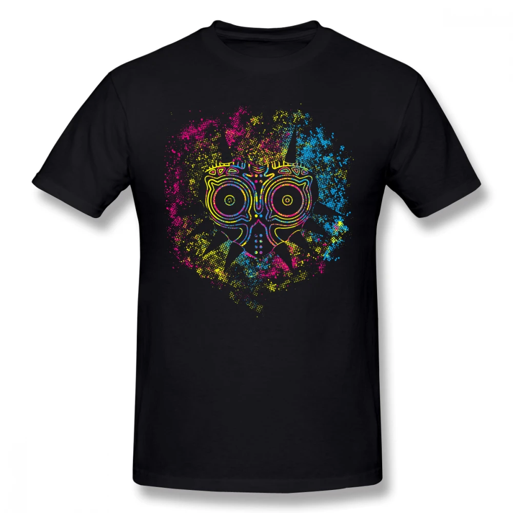 Футболка one yona Majoras Mask, футболка Majoras Mask, Пляжная футболка с коротким рукавом, Мужская футболка из 100 хлопка с принтом, 6xl
