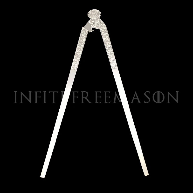 2 piece set Compass and ruler Masonics hotel etiquette main square and compass Masonic work tools 5