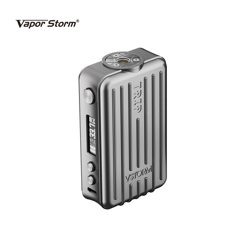 gray mod Vapor Storm Trip Kit, 200 Вт, бокс-мод, комплект, 2 мл, флип-топ, наполнение, Trip Tank, 0,91 дюймов, OLED, электронная сигарета, Vape, испаритель - Цвет: gray mod