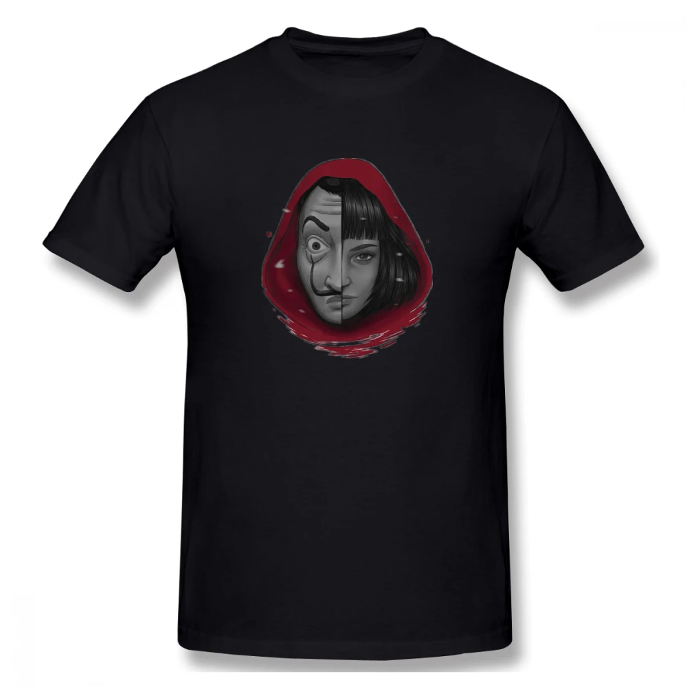 La Casa De Papel The Girl Casual O-Neck Men's Basic Short Sleeve T-Shirt 100% Cotton Tee Shirt Printed men clothes 2019