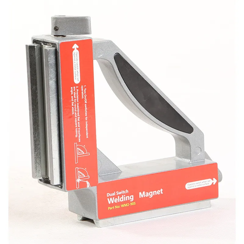 

HS Tools Double Switch Neodymium Welding Magnets/Strong NdFeB Magnetic Clamp Magnet Holder 50Kg