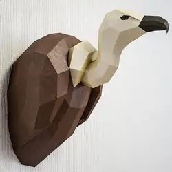 3D бумажная модель лысый орел Precut бумага ремесло Домашний Декор Украшение стены Развивающие головоломки детские игрушки «сделай сам»