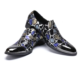 

Men PU Leather Fashion Shoes Low Heel Fringe Shoes Dress Shoes Brogue Shoes Spring Ankle Boots Vintage Classic Male Casual YK123