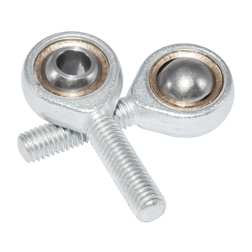

2Pcs Metal SA8 T/K Rotary Ball Male Ball Hole Diameter 8mm Thread Rod End Joint Bearing For DIY Linear Actuator 1-SAL8 T/K