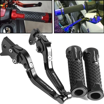 

Motorcycle CNC Foldable Adjustable Brake Clutch Lever Handlebar Grip Set For SUZUKI DL1000 V-STROM 2002 2003 2004 2005 2006-2016