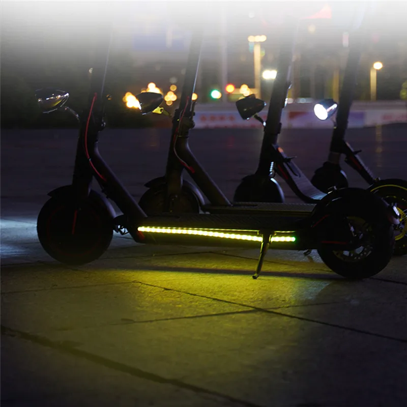 Светодиодный осветительная лента бар лампа для Xiaomi M365 электрический скутер скейтборд безопасность в темное время суток светящийся аксессуары ZX00