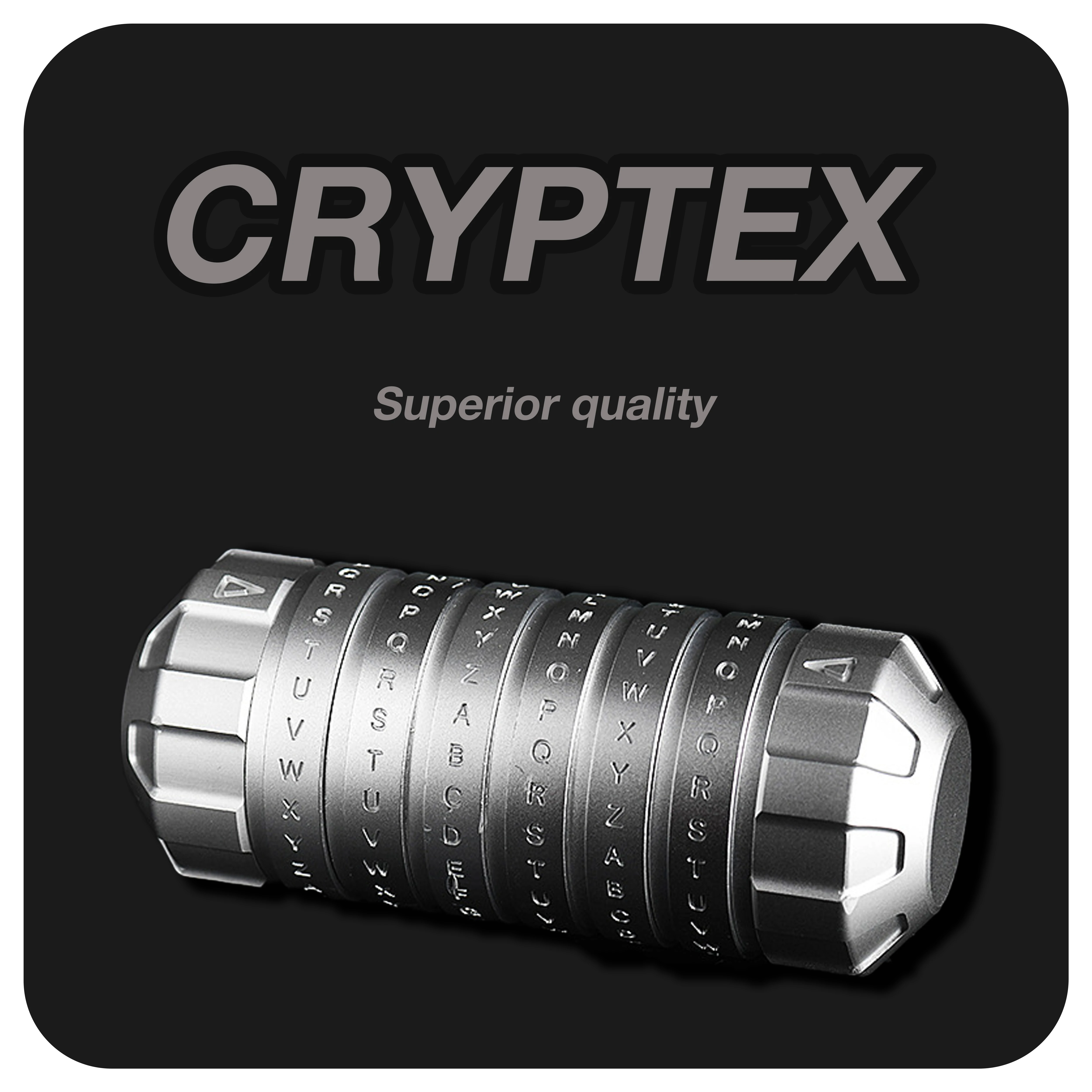 Высокое качество cipher картридж криптекс Металл магическое Образование игрушка