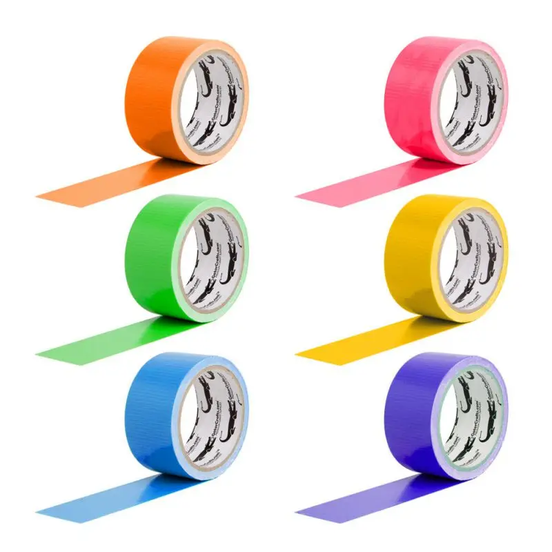 

Multi Colored Duct Tape Fun DIY Art Kit For Kids Craft Paper Tape Set Colorful Masking Tapes Holiday Party Decorations