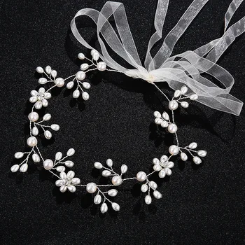 

Beautiful Headdress Wedding Hair Accessories Bridal Hair Stick Floral Hairpin Plait Hair Clip Vine Accessories TS56