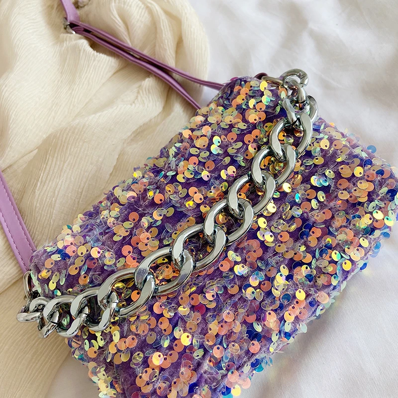 Bolsa Paetê Luxo