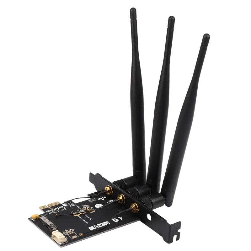 Антенны 802,11+ Bluetooth 4,1 Broadcom BCM943602CS беспроводная Wifi карта для настольных компьютеров с мини Pci-E к PCI-E 1X адаптер
