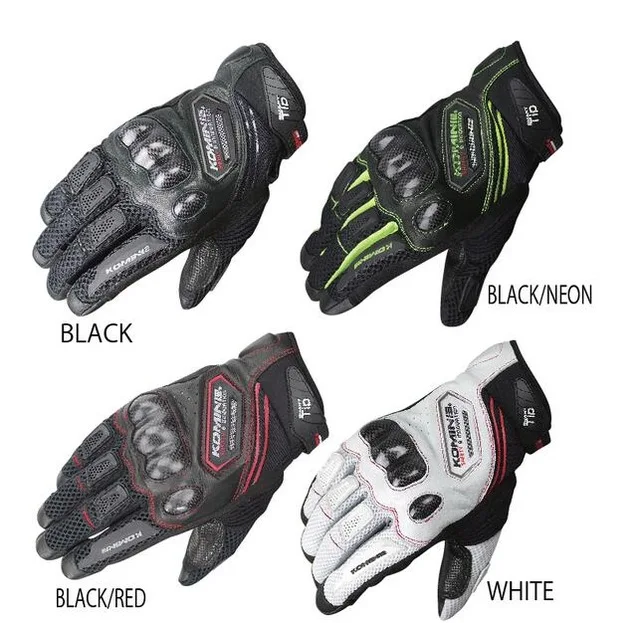 Белые Мотоциклетные Перчатки KOMINE GK 167 Scooter Motorsport|Перчатки| |