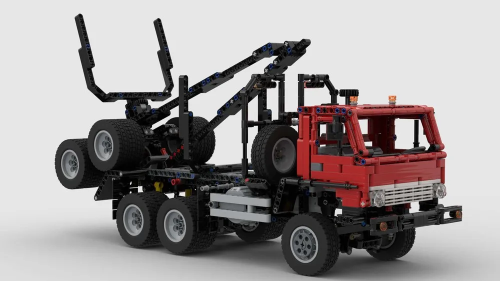 Новый ing Технология строительный блок Moc 26856 лесовоза RC пульт дистанционного
