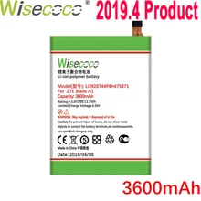 Wisecoco 3600 мАч Li3928T44p8h475371 батарея для zte Blade A1 AXON Mini B2015 C880 C880A C880S Xiaoxian 3 телефон+ номер отслеживания